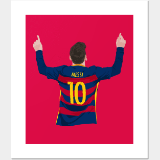 Lionel Messi Iconic Celebration Posters and Art